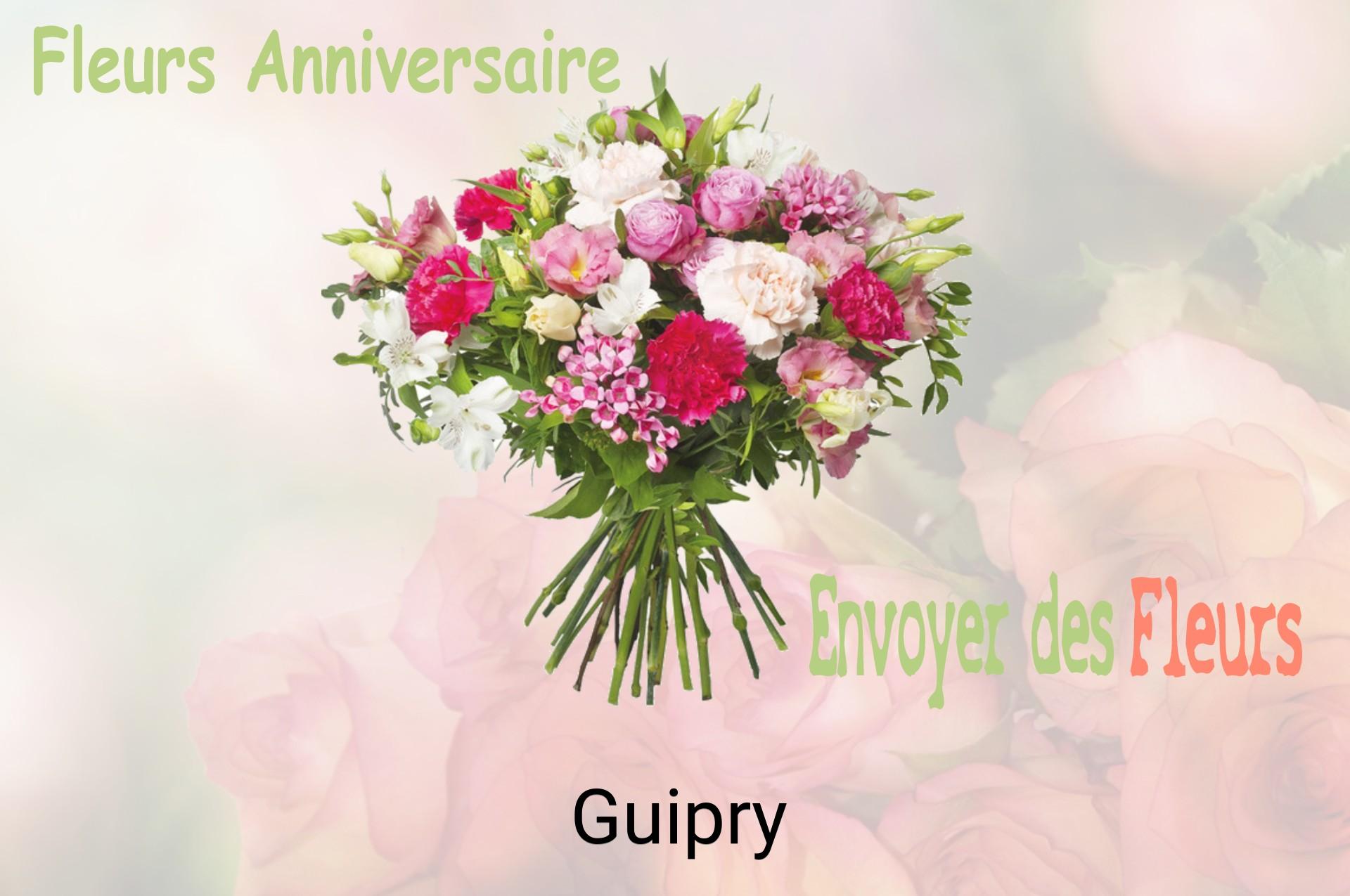 Bouquet de fleurs d’anniversaire livré à Guipry