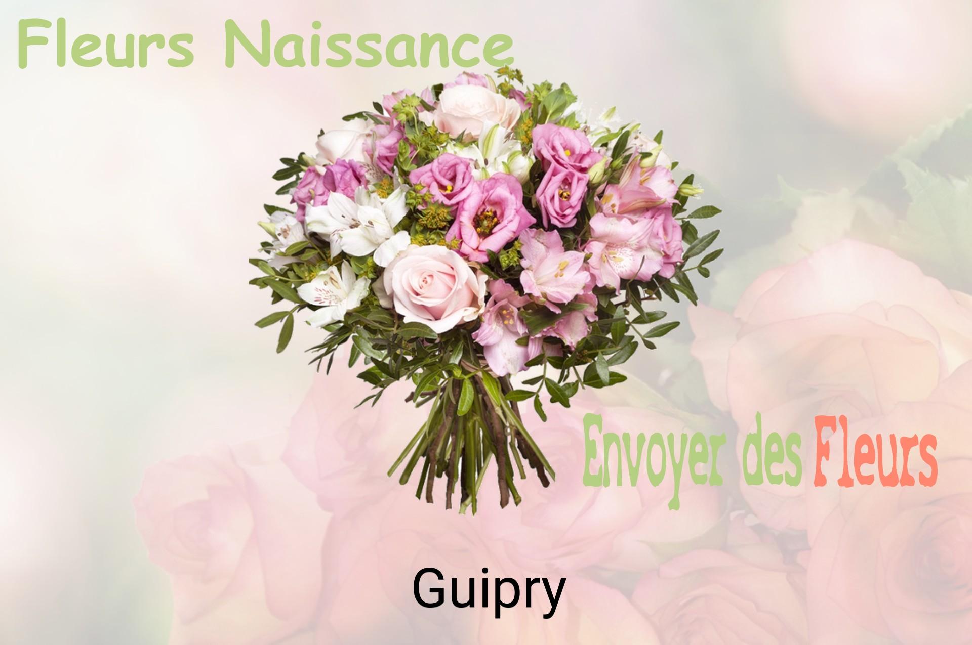 Bouquet de fleurs de naissance livré à Guipry